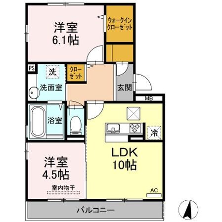 ソラーナの物件間取画像